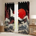 thumbnail image 2 of Castle Fairy Animal Crane Black Out Curtains,Ocena Waves Curtains Pack of 2 (42x63 Each), 2 of 6