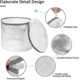 thumbnail image 4 of 3pcs Laundry Mesh Bag Bra Wash Bag with Zips, Reusable Washing Machine Bag for Lingerie, Underwear & Delicates, 4 of 4