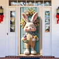 thumbnail image 4 of ddioayh 90×180cm Easter Door Cover Banner Nylon Spandex 25×20×2cm 130g Bunny Vertical Door Curtain For Outdoor Party Decor, 4 of 6