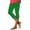 Green, variant on Ladies Ventilated Mesh Insert Cropped Leggings With Moisture Control And Stretch Support For Fitness Enthusiasts Purple