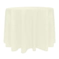 thumbnail image 1 of Ultimate Textile (2 Pack) Embroidered Pintuck Taffeta 60-inch Round Tablecloth Ivory Cream, 1 of 3