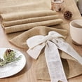 thumbnail image 4 of Qucyy Bohemian Table Runner: Farmhouse Table Runner with Bow, Sleep Rustic Farmhouse Table Runner for Bohemian Kitchen Dining Room Sofa Coffee Table, Bohemian Home Party Christmas Wedding Decorations, 4 of 5