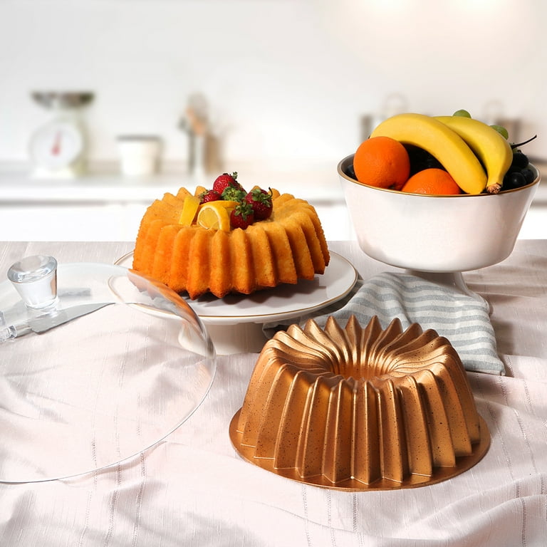 Serenk Fun Cooking Inch Non-Stick Bundt Cake Pan, Ovenproof