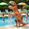 thumbnail image 5 of Magicfly Inflatable Dinosaur Costume, Fancy Dinosaur Suit Blow up Full Body Dino Costume for Halloween Cosplay Party, 5 of 14