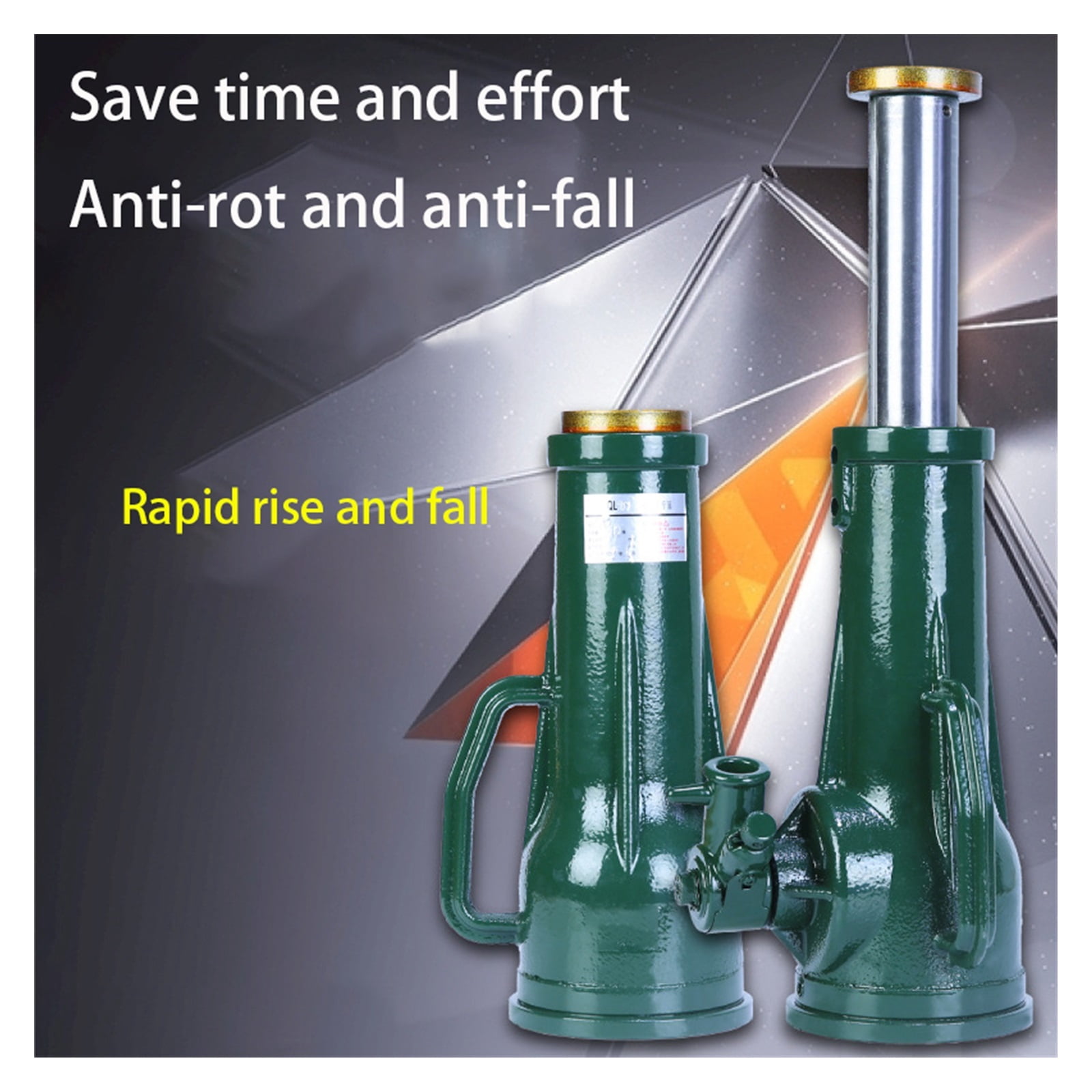 The Maximum Height Of Gear Stand Of 10 Tons Mechanical Hand Screw Jack Is 43cm ,Easy to Operate