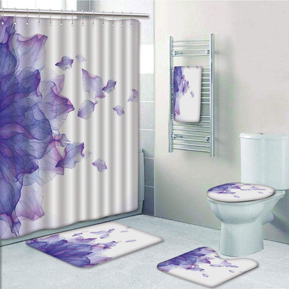 towel shower curtain