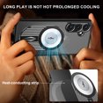 thumbnail image 4 of Allytechgroup Magnetic Compatible with Samsung Galaxy S23 FE Case, Cooling Case Compatible with Wireless Charging Slim Anti-Drop Protective Cover for Samsung Galaxy S23 FE, 4 of 10