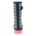thumbnail image 3 of Women's Journee Collection Seattle Mid Calf Rain Boot Stripe Rubber 6.5 M, 3 of 5