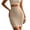 Beige, variant on GJSYRH Shapewear Dress Half for Women Body Shaper Tummy Control Half Seamless Shaping Half Skirt for Under Dress