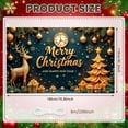 thumbnail image 2 of Golden Christmas Decorations Merry Christmas Holiday Banner for Holiday Decoration Party Celebration Indoor Use, 2 of 9