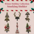 thumbnail image 2 of Comfy Hour Farmhouse Collection 9" Resin Antler Stocking Hanger, Brown, 2 of 5