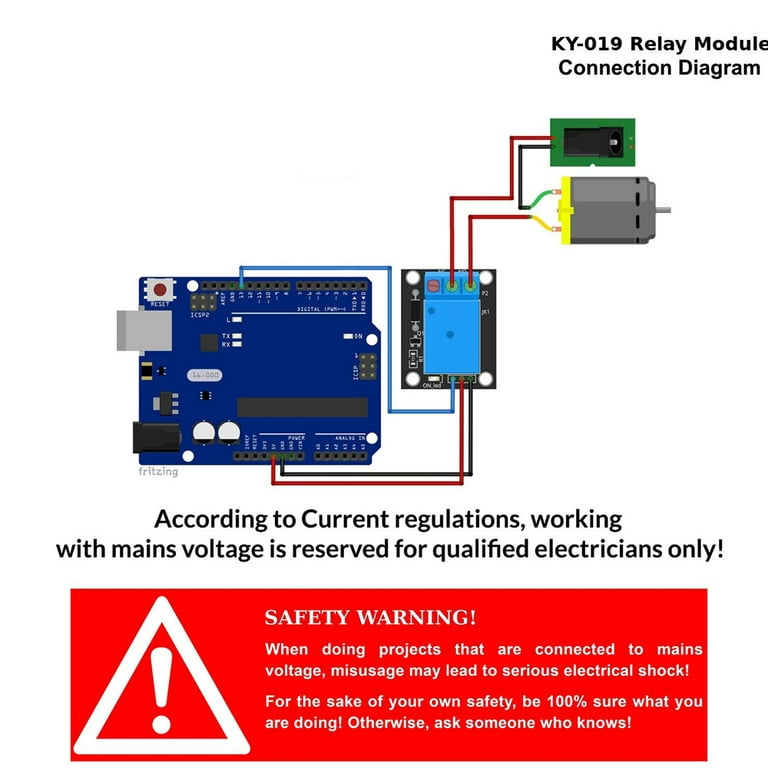 Module relais pour Arduino et Raspberry Pi 5v Dc Trigger