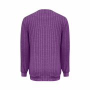 Horkkom Pullover Sweaters for Women Solid Color Long Sleeve Crewneck Sweaters Casual Loose Cozy Sweaters with Pockets L