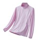 thumbnail image 2 of Abrigo y chaquetas casuales de manga larga sin capucha para mujer, abrigo deportivo liso informal de manga larga con cremallera, resistente al sol, de alta elasticidad, de nailon., 2 of 7