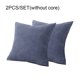 thumbnail image 5 of Toystoory 2 piezas de fundas de almohada para sala de estar, cama, funda de almohada cuadrada decorativa, funda de cojín para coche, suministros Decoración del hogar Azul oscuro, 5 of 6