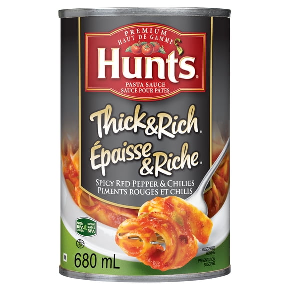Hunt's® Thick & Rich Spicy Red Pepper & Chilies Premium Pasta Sauce