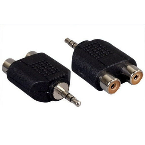 Kentek 3.5mm AUX male to RCA RW female Y adapter converter connector auxiliary stereo audio M/F