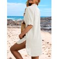 thumbnail image 3 of Anygrew Women's Swimsuit Coverups Bikini Coverup Beachwear Women Beach Dress Flower Motif, 3 of 8
