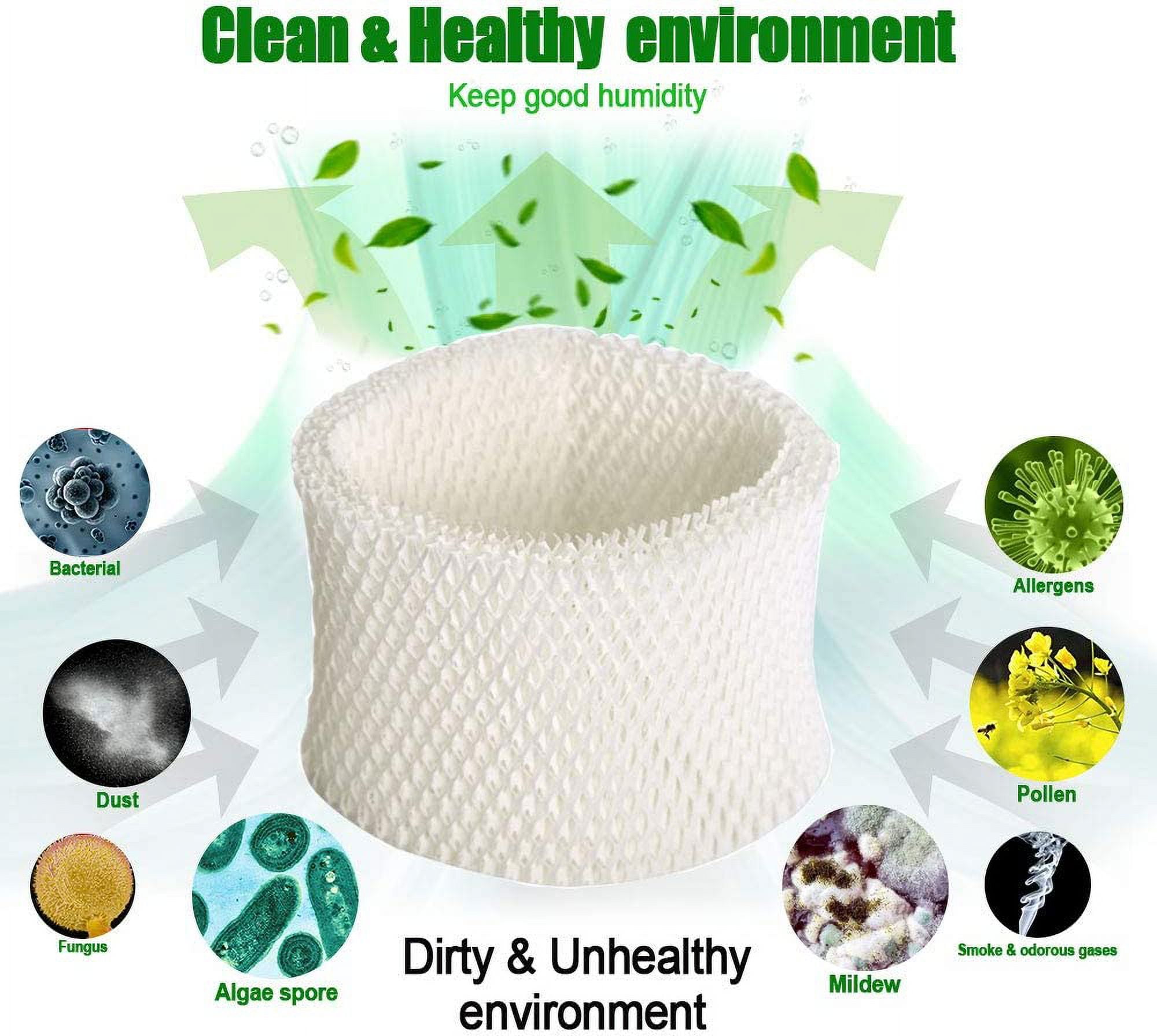 Replace Air Humidifier Wick Filter for Philips HU4801/02/03 HU4102 HU4801 HU4803 HU4811 HU4813 Humidifier Parts Accessory (4pcs)