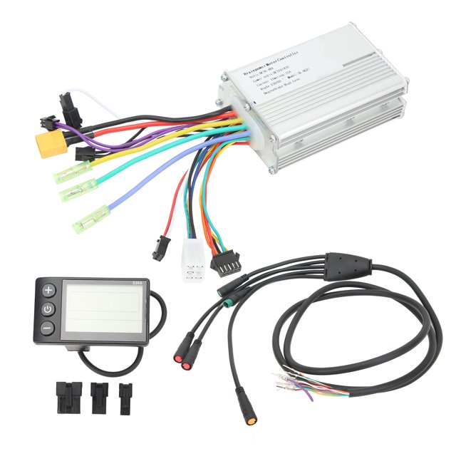 Kit de controlador de scooter eléctrico, 36V‑48V 21A 1000W Kit de panel de bicicleta eléctrica de motor Kit de panel de controlador de motor Rendimiento de primer nivel Jadeshay A