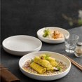 thumbnail image 3 of Plates Simple Japanese-style Deep Ceramic Plate, Creative Tableware for Home Use. Dishes(Medium), 3 of 7