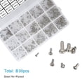 thumbnail image 3 of 800 Pc Tiny Screws for Electronics, Small Mini Pan Head Machine Screws Kit for Eyeglasses Watches Clocks Repair, 3 of 10