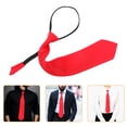 thumbnail image 3 of Corbata de camisa estrecha con nudo libre para mujer, corbata de cuello, corbata de uniforme, decoración de graduación, 3 of 8