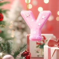 Hometravel Alphabet Series Acrylic Pendant, 2D Letter Design Backpack Car Charm, Decorative Hanging Ornament for Personal Items, Accessory Customization