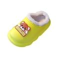 thumbnail image 2 of Fozruso Girls Slippers Warm Winter Shoes Soft Comfortable Indoor Outdoor Lined Cartoon Design Lightweight Toddler Kids Footwear,Girls Slippers Sizes 13 Little Kid(7-8 Years), 2 of 6
