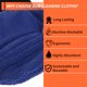 thumbnail image 5 of 2 Pcs Toalla para Lavar Coches Coral Fleece Herramienta de Secado para Limpieza de Coches 25x20x1cm Azul Zafiro, 5 of 6