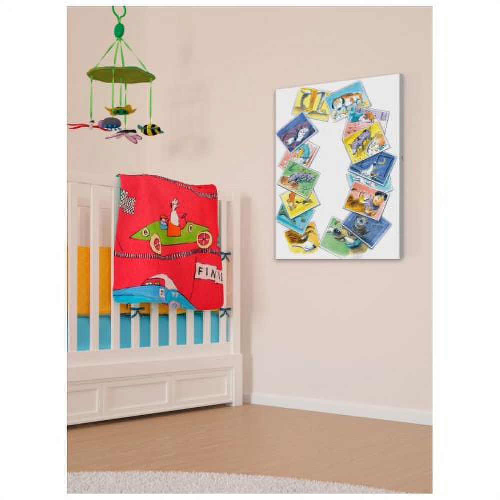 "Dog Stories" Painting Print on Canvas