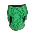 thumbnail image 6 of Barkertime Solid Green Washable Dog Diaper - Made in USA, 6 of 8