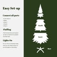 thumbnail image 5 of 6Ft Pre-Lit Green Slim Artificial Christmas Tree with 8 Light Functions, 5 of 10