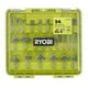 thumbnail image 1 of Juego de brocas para fresar RYOBI de 24 piezas con funda con punta de carburo, 1 of 1