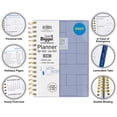thumbnail image 2 of See It Bigger Daily Planner, Medium (6.25" x 8.75"), Grey, 15-Month: Apr 2026 - Jun 2027, 2 of 6