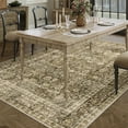 thumbnail image 6 of BERTHMEER 9'x12' Area Rugs for Living Room Bedroom Brown Vintage Non Slip Washable Large Farmhouse Office Dining Room Oriental Traditional Distressed Carpets, 6 of 8