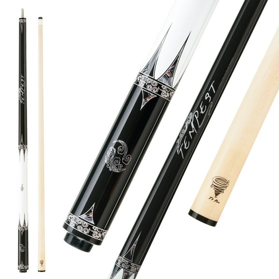 Fury Pool Cue Maple Shaft Leather Grip 3/8 * 10 Joint XTC Ferrule 12.5mm Tiger Tip 58'' 1/2 Split Pool Cue Stick Billiards…