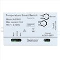 thumbnail image 3 of 3X Tuya WiFi Temperature Switch Sensor 2.4G WiFi Temperature Switch Sensor Smart Switch with 1M Temperature Probe, 3 of 7