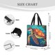 thumbnail image 3 of Easygdp Sea Turtle in Coral Bolsa Tote para Mujer, Bolso de Hombro para Trabajo, Playa, Viajes, Compras y Supermercado, 3 of 7