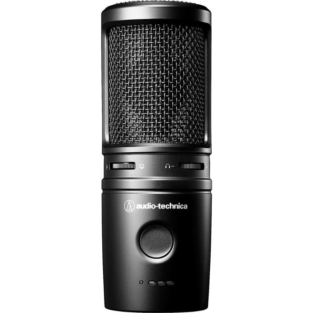 Audio-Technica Cardioid Condenser USB Microphone (AT2020USXP) Bundle with Polsen HPC-A30-MK2 Monitor Headphones & Pop Filter