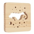 thumbnail image 4 of Wooden 3D LED Light, 3D LED Night Light Decorative Practical Hollow Design  For Office, 4 of 8
