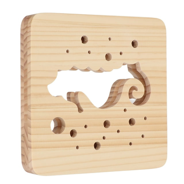 Lumière de Nuit Menée, 3D en Bois A Mené la Lumière en Bois DLED Lampe DLED la Fiabilité Ultime de Lumière de Nuit