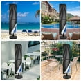 thumbnail image 6 of Patio Umbrella Cover for 10ft to 14ft Garden Outdoor Umbrella with Zipper and Rod,Waterproof and Durable,Gray, 6 of 9