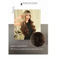 thumbnail image 2 of 30-inch Gradient Black, White, and Red Highlighted Wavy Long Curls, 2 of 5