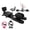 Black, variant on Red Split Stretcher Leg Extension Machine for Flexibility Training, Heavy Duty Iron Leg Stretching Machine for Yoga Dance Martial Arts Gym