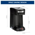 Café Valet Single Serve Coffee Maker, Brews 10 Ounces of Coffee or Hot