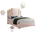 thumbnail image 5 of Meridian Furniture Hugos Pink Velvet King Bed, 5 of 8