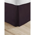 thumbnail image 4 of Comfort Canopy - Purple Pleated Bed Skirt Box Spring Frame Cover for TwinXL Size Bedding, 4 of 8