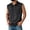 Black, variant on Men's Golf Vest Dry Fit Lightweight Moisture Baselayer Sleeveless Muscle Shirts Breathable 1/4 Zip Tank Tops,Dark Gray(XXL)