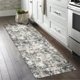 thumbnail image 5 of BERTHMEER 2'x6' Gray Runner Rugs for Hallway Entryway Kitchen Bathroom Bedroom Indoor Non-Slip Washable Rug 3D Textured Hard Rugs, 5 of 6